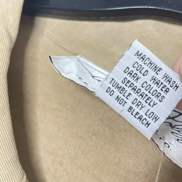 New Tasha Polizzi Full Zip Top L Women’s Western Tencel Boho Fringe Hem Cowgirl - Picture 5 of 7